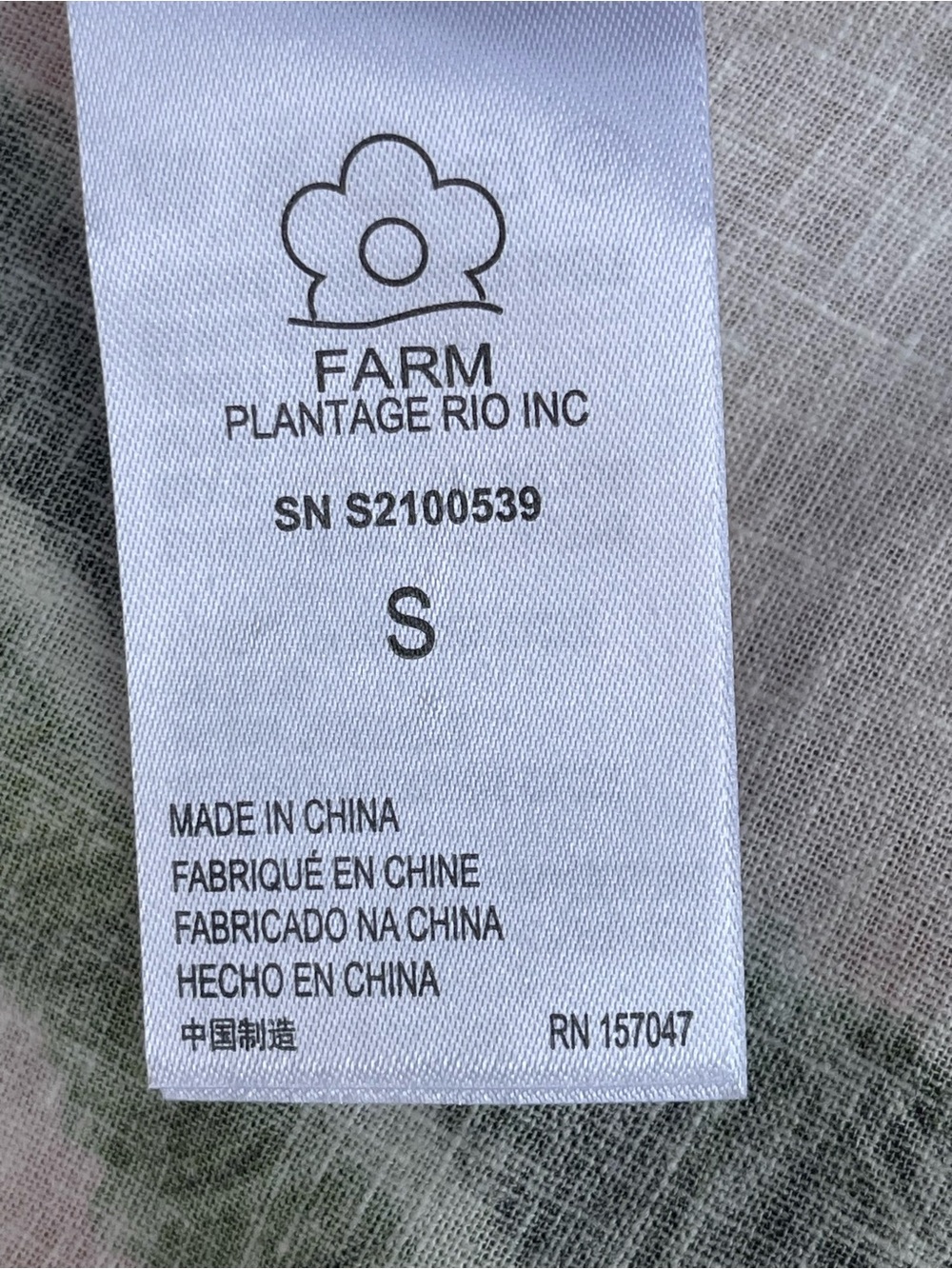 FARM RIO Amazonia Forest Linen-blend Midi
Dress In Green Light Pink Size Small - Picture 13 of 14
